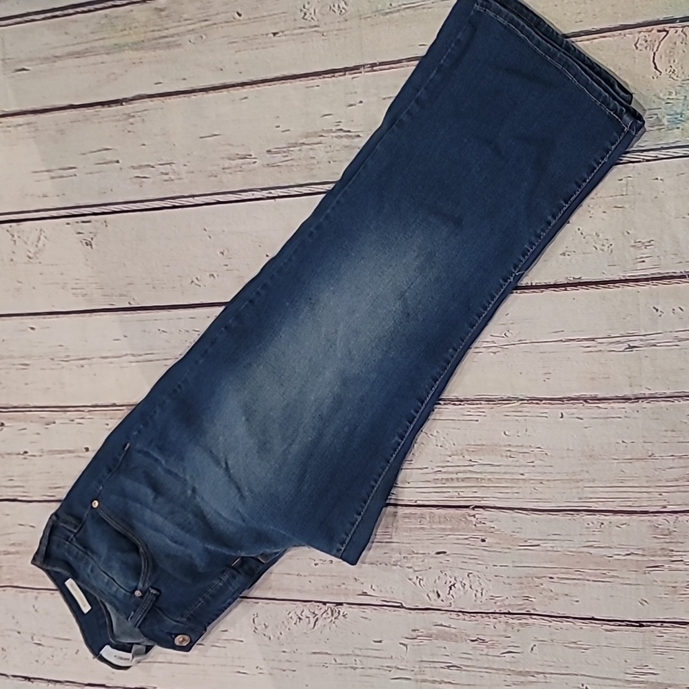 Blue boho capri